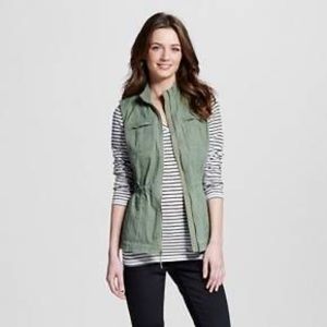 Merona Army Green Vest